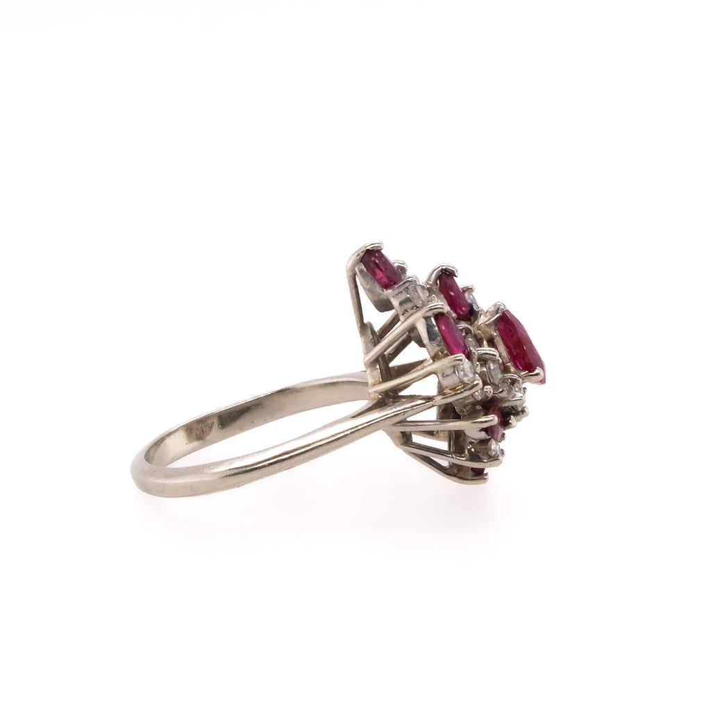 14k Ruby & Diamond Ring