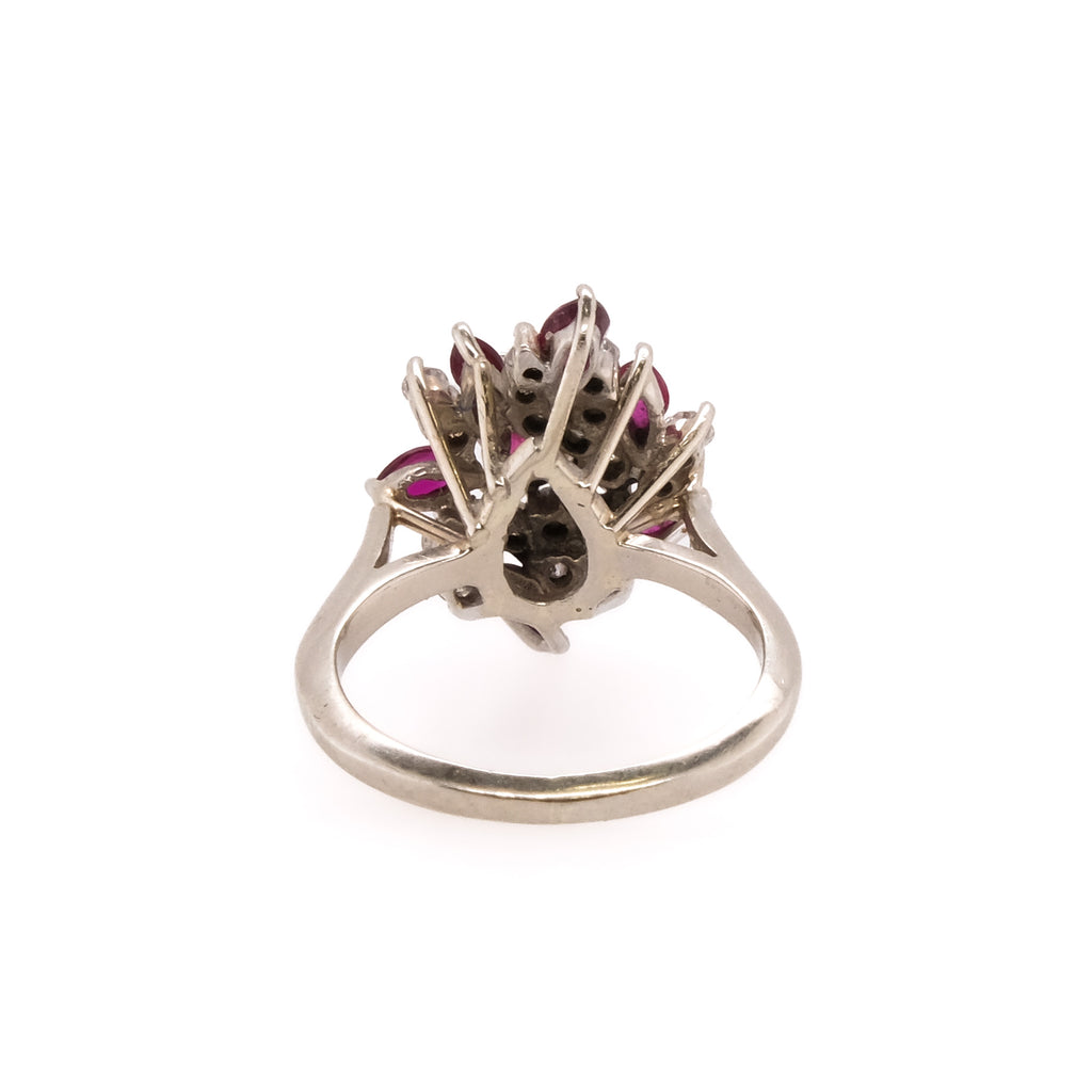 14k Ruby & Diamond Ring