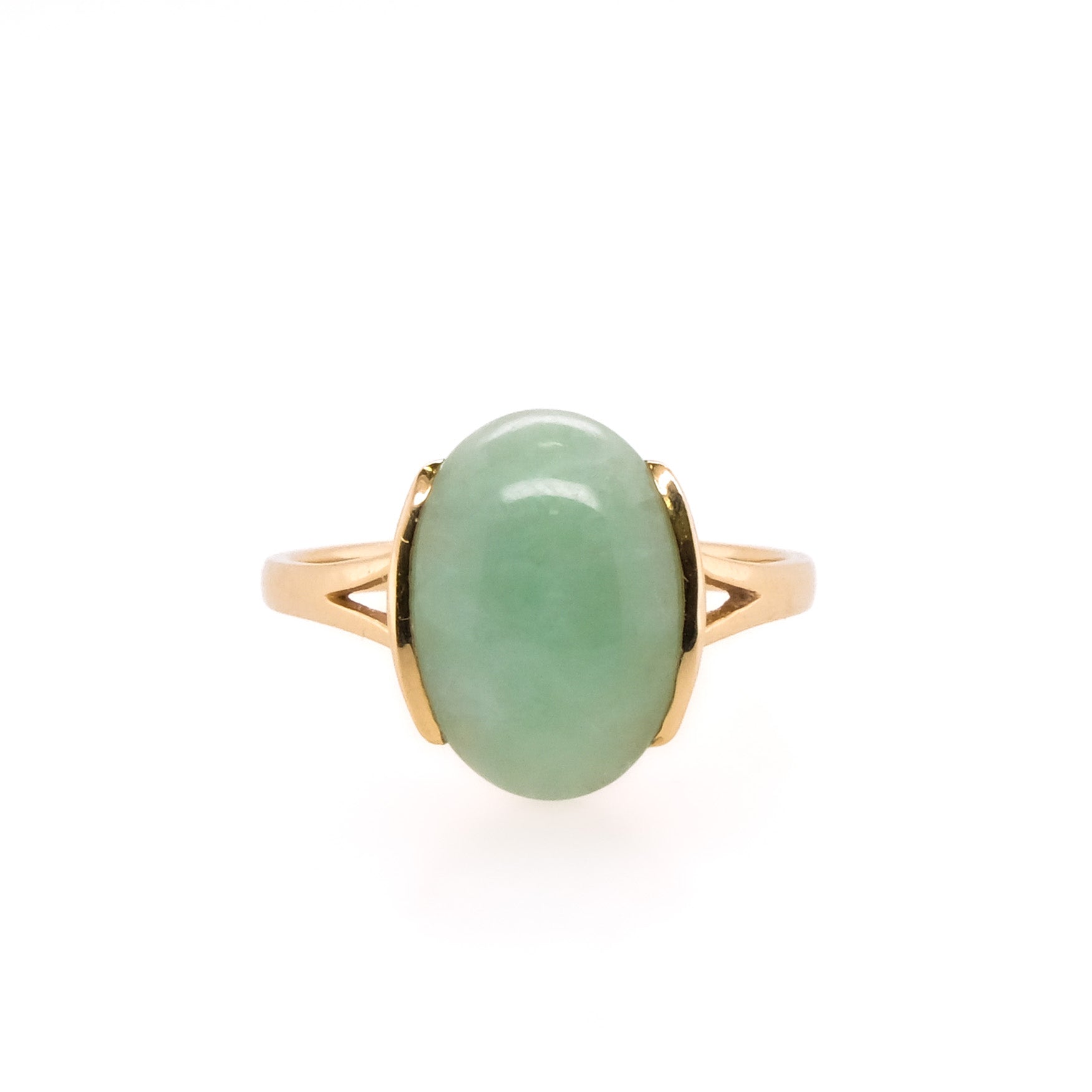 14k Jade Ring