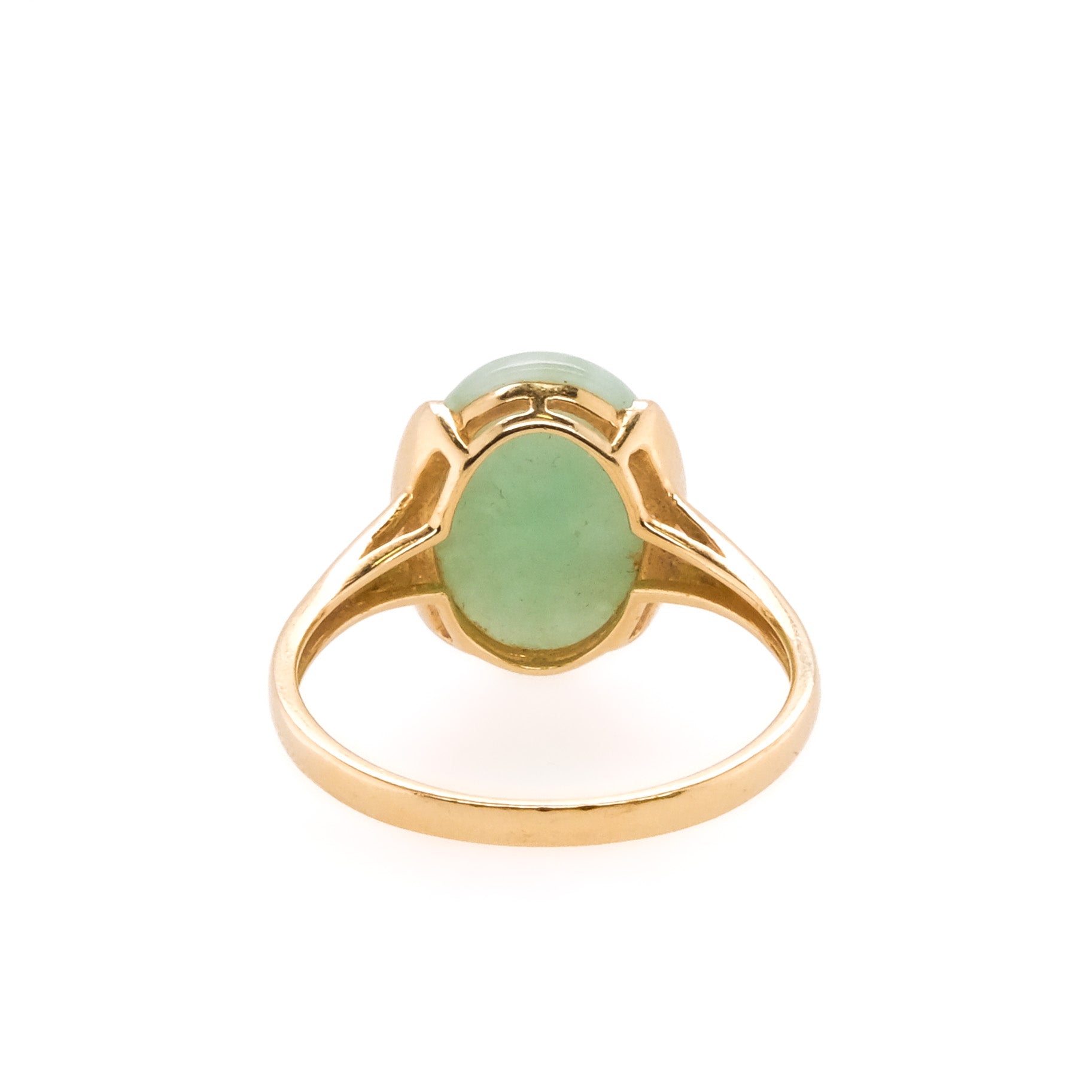 14k Jade Ring
