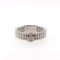 14k Textured Diamond Band