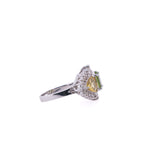 14k Peridot & Citrine Ring