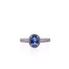 18k Tanzanite & Diamond Ring