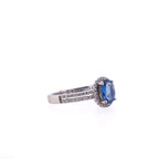 18k Tanzanite & Diamond Ring