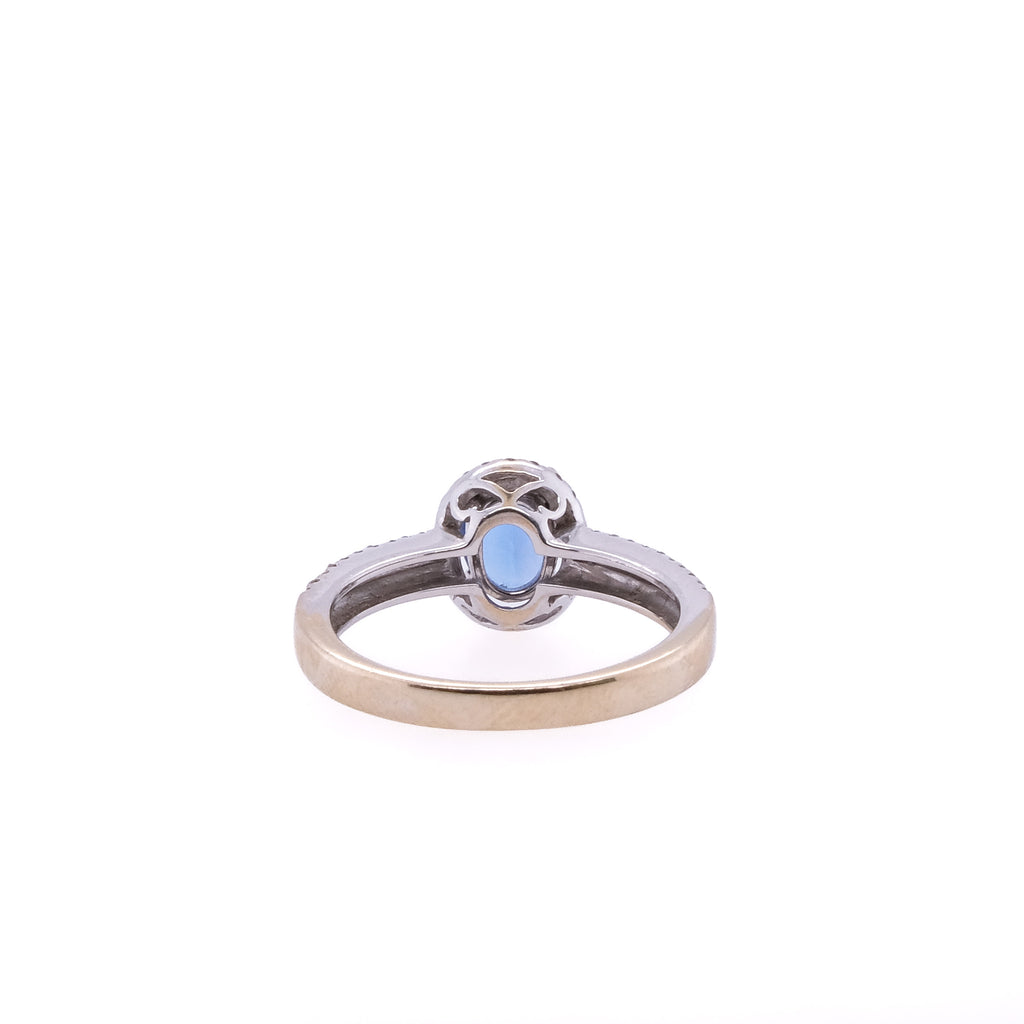 18k Tanzanite & Diamond Ring
