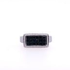 18k Sapphire & Diamond Ring