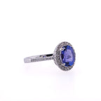 14k Tanzanite & Diamond Ring