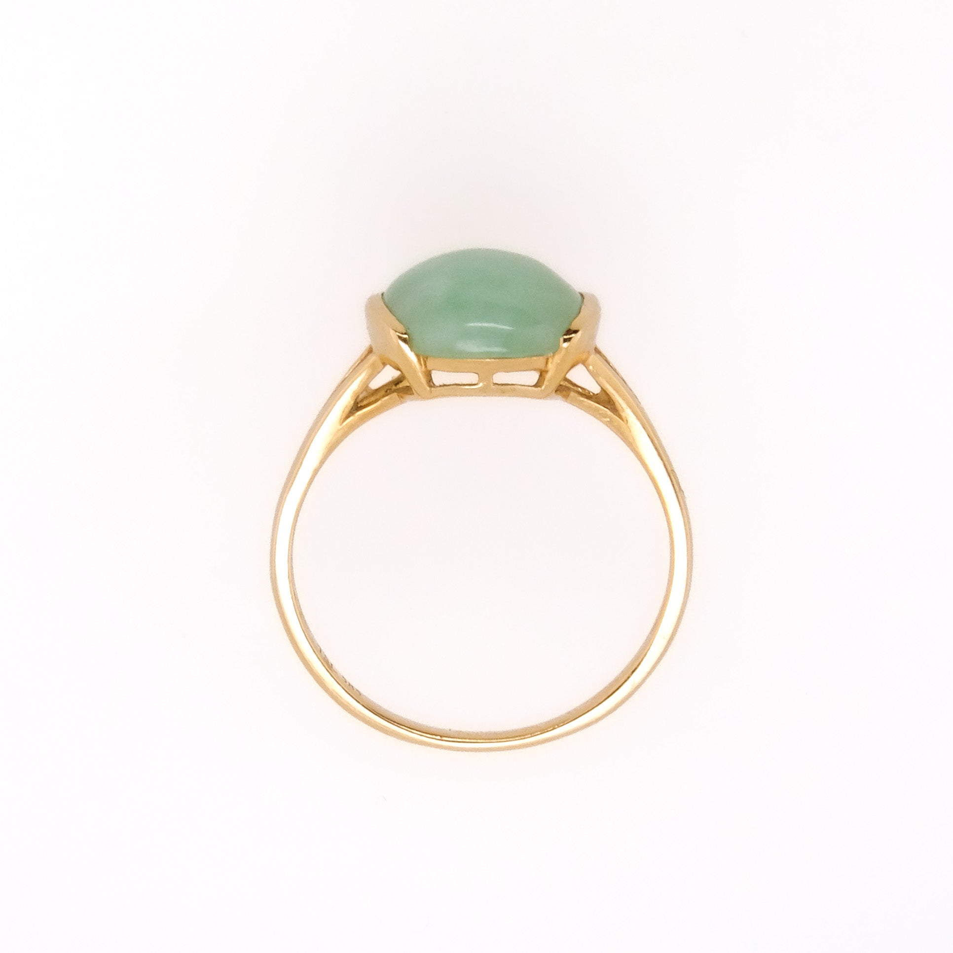 14k Jade Ring