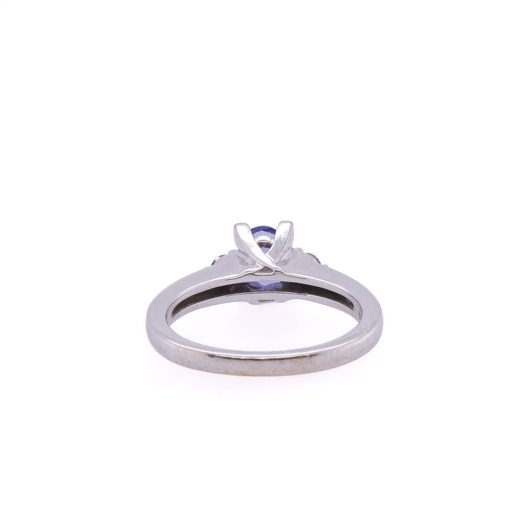 14k Tanzanite & Diamond Ring