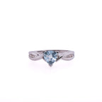 10k Topaz & Diamond Ring