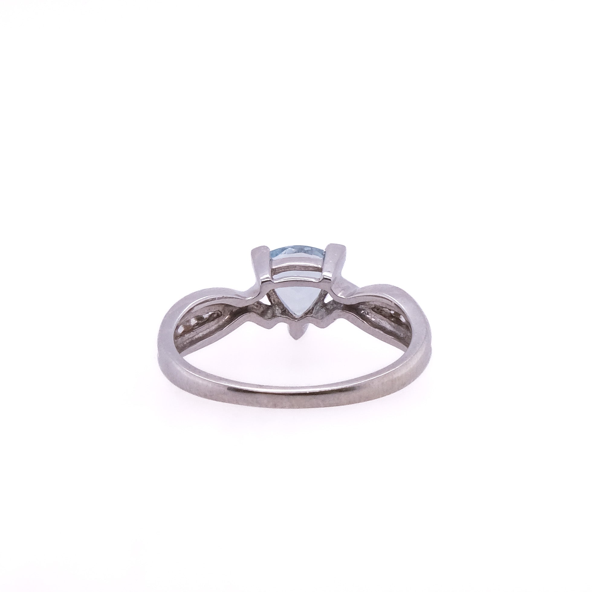 10k Topaz & Diamond Ring