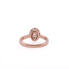 10k Quartz & Diamond Ring