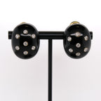 14k Onyx & Diamond Earrings