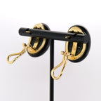 14k Onyx & Diamond Earrings
