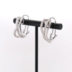 18k French Back Diamond Earrings