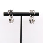 18k French Back Diamond Earrings