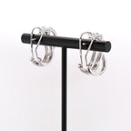 18k French Back Diamond Earrings