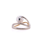 14k Pearl & Diamond Ring