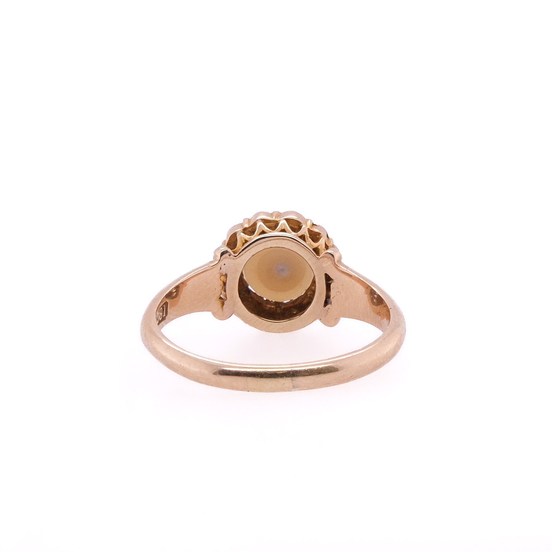 18k Pearl & Turquoise Ring