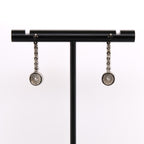 14k Dangling Diamond Earrings