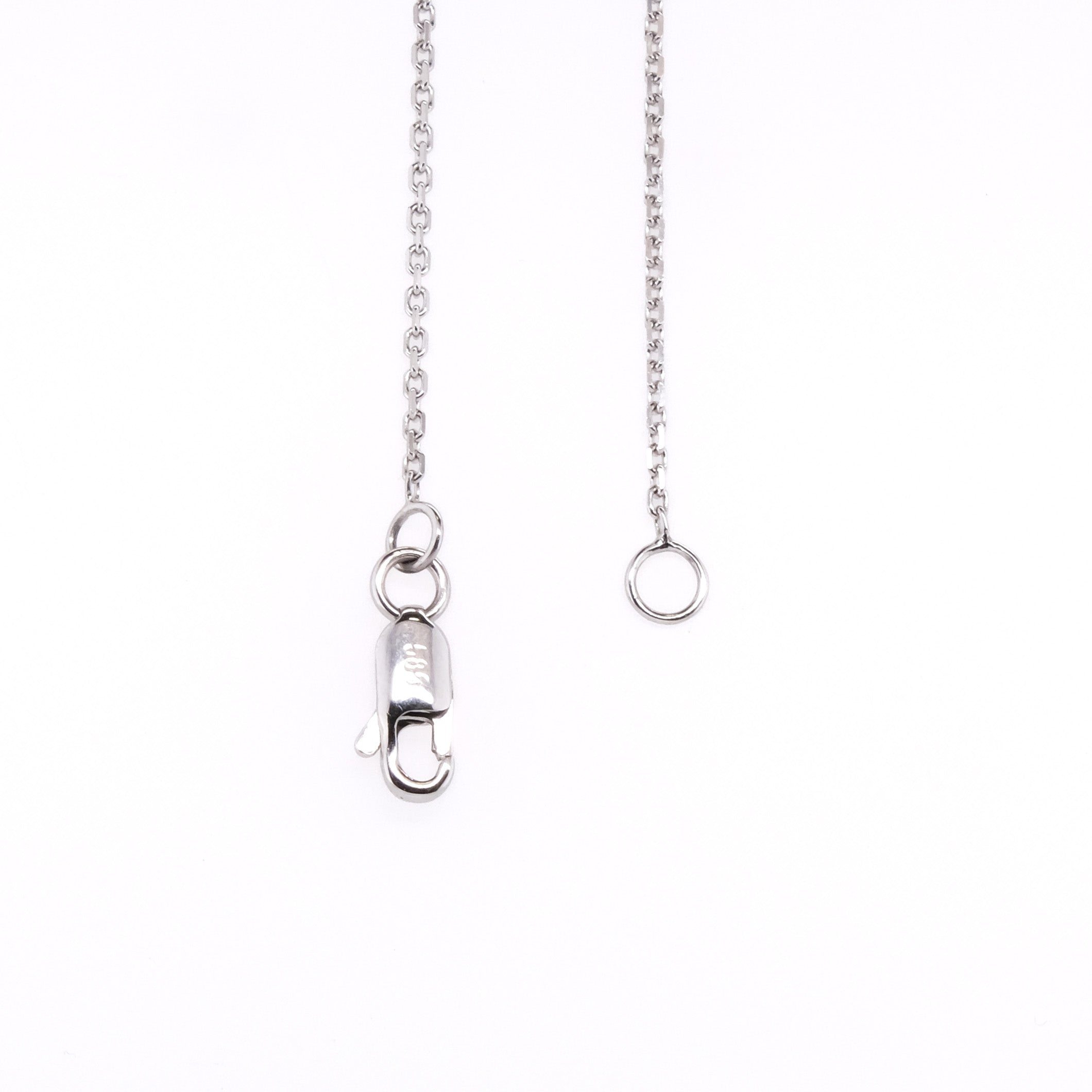 14k Emerald & Diamond Necklace