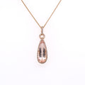 18k Morganite & Diamond Necklace