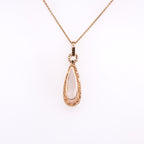 18k Morganite & Diamond Necklace