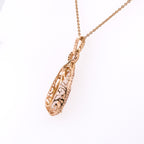 18k Morganite & Diamond Necklace