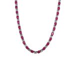 14k Ruby & Diamond Necklace