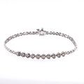 14k Diamond Heart Bracelet