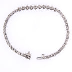 14k Diamond Heart Bracelet