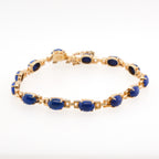 14k Lapis Lazuli Bracelet