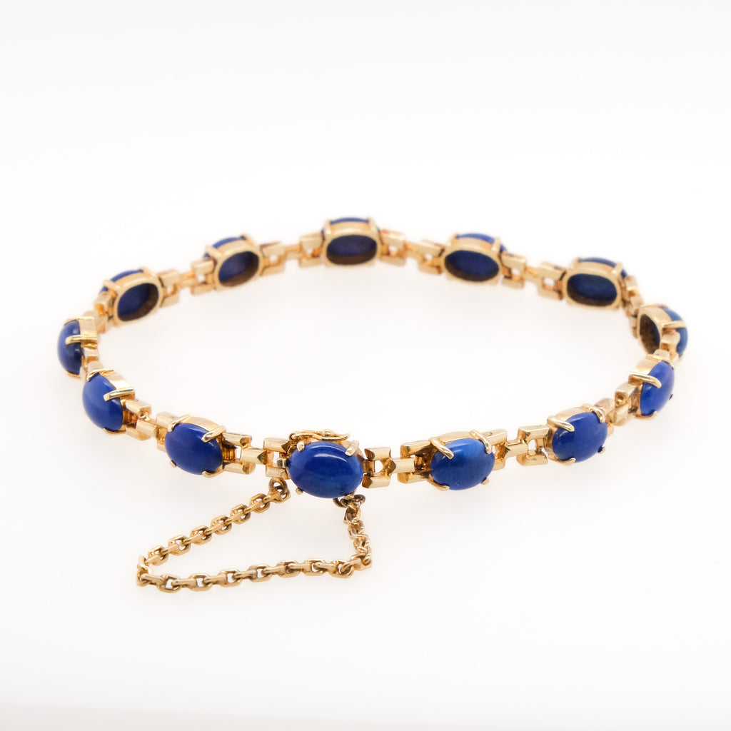 14k Lapis Lazuli Bracelet