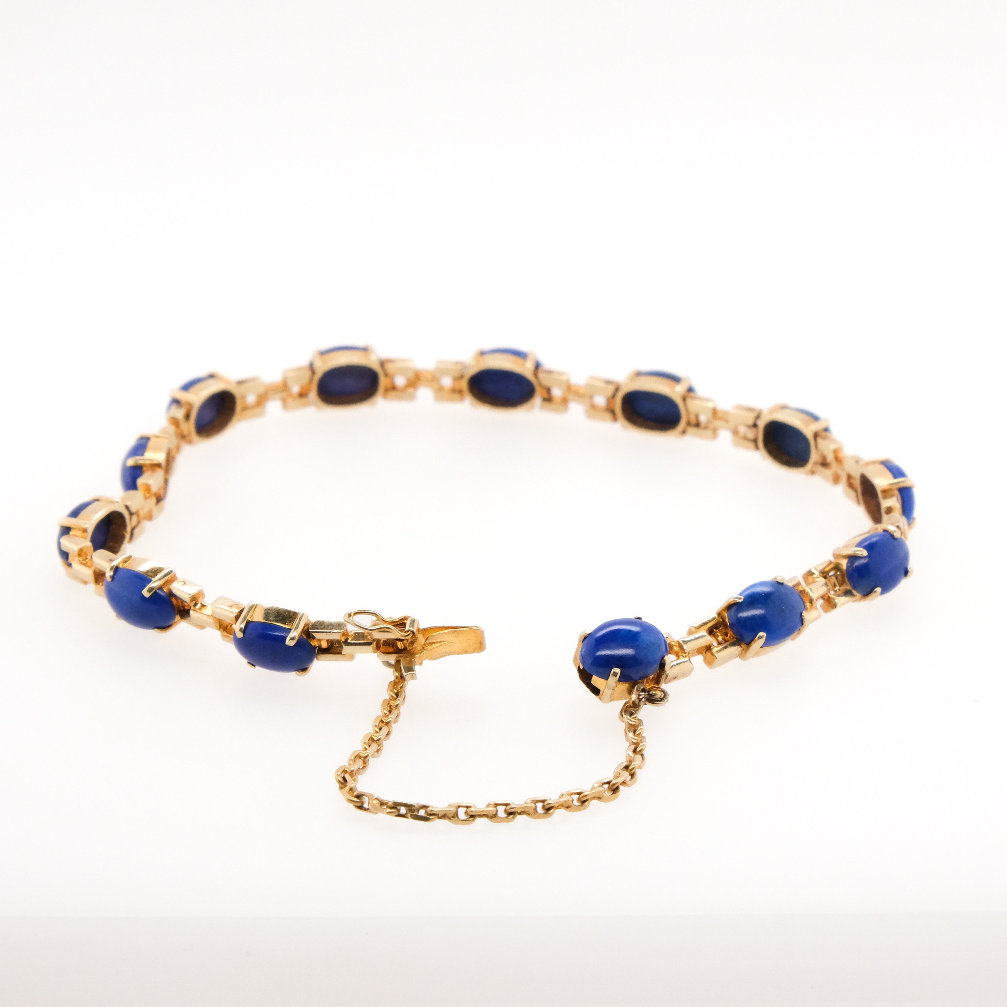 14k Lapis Lazuli Bracelet