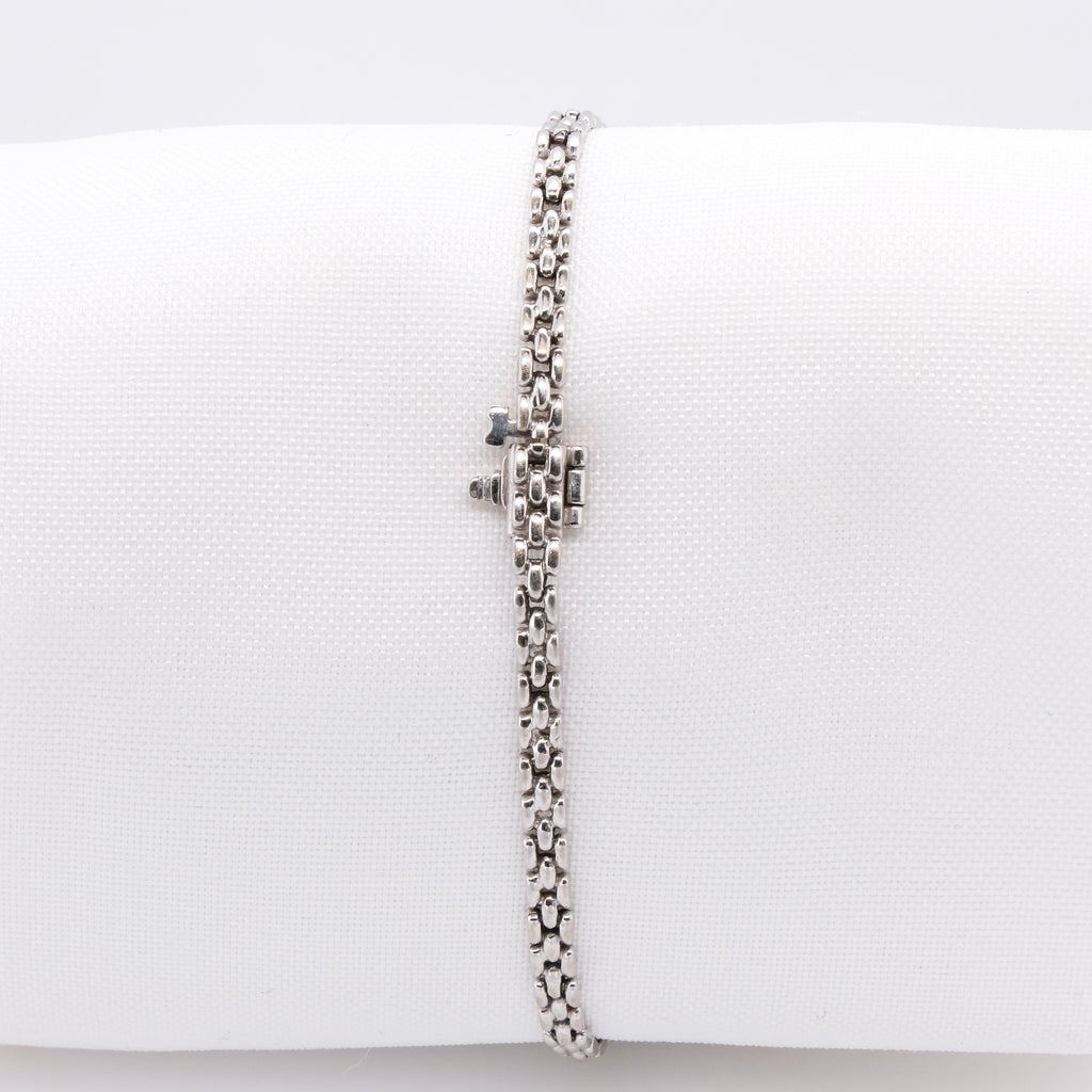 14k Diamond Heart Bracelet