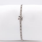 14k Diamond Heart Bracelet