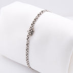 14k Diamond Heart Bracelet