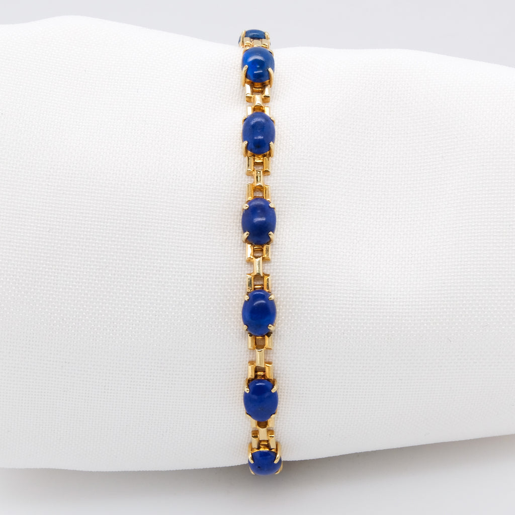 14k Lapis Lazuli Bracelet