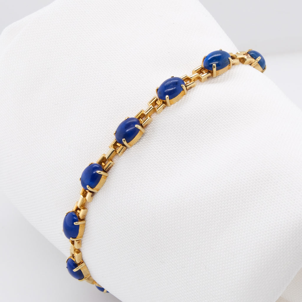 14k Lapis Lazuli Bracelet