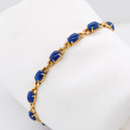 14k Lapis Lazuli Bracelet