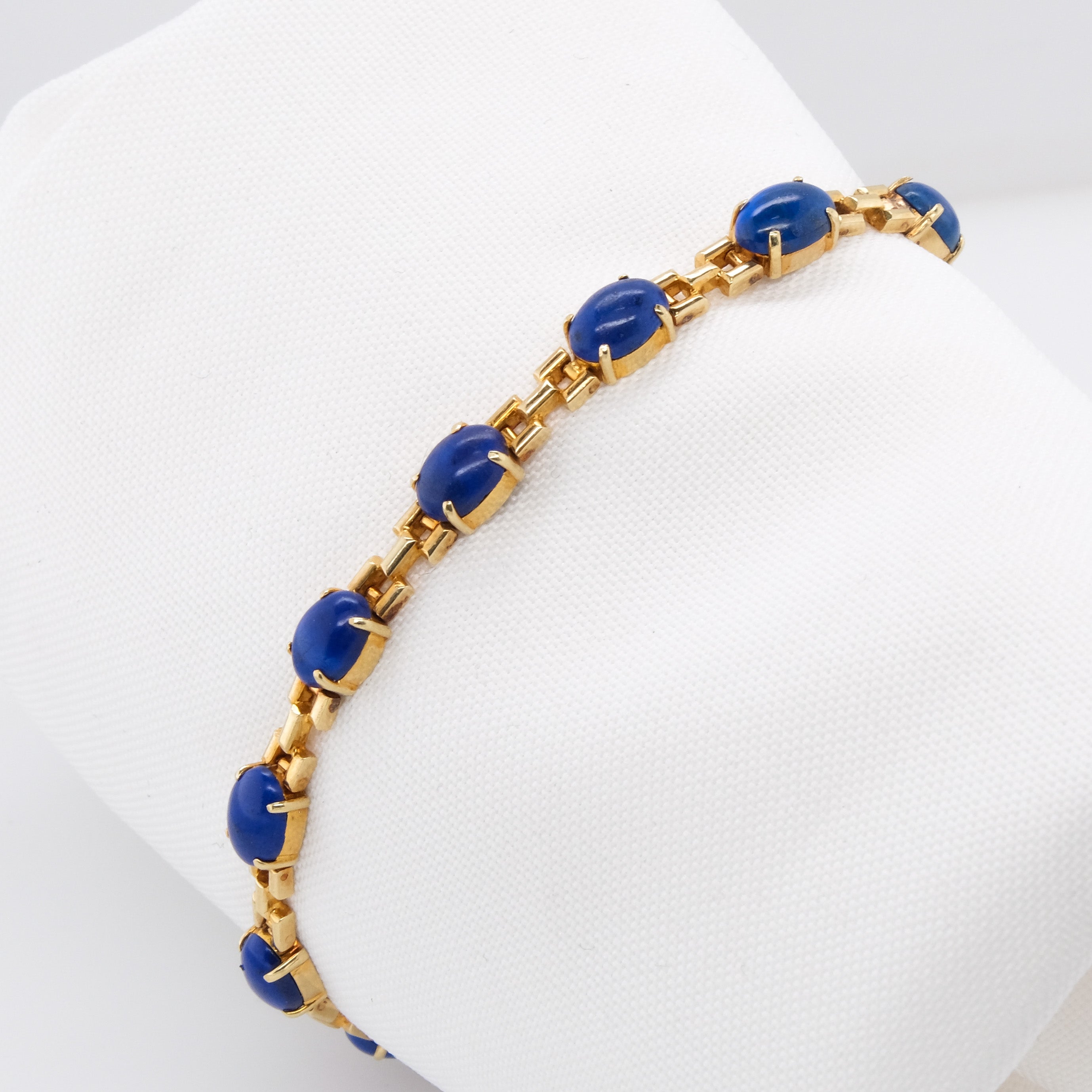 14k Lapis Lazuli Bracelet