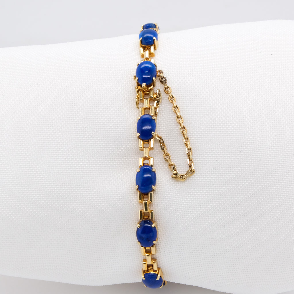 14k Lapis Lazuli Bracelet