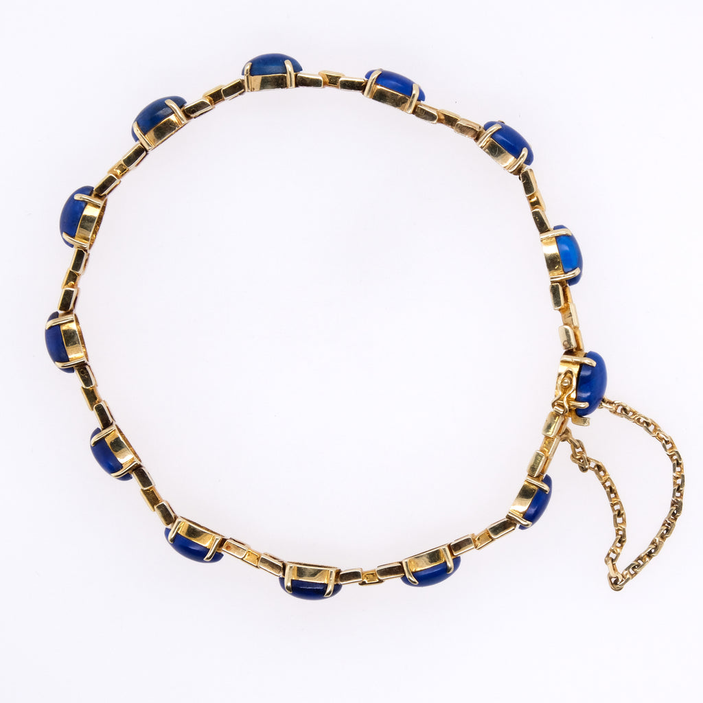 14k Lapis Lazuli Bracelet