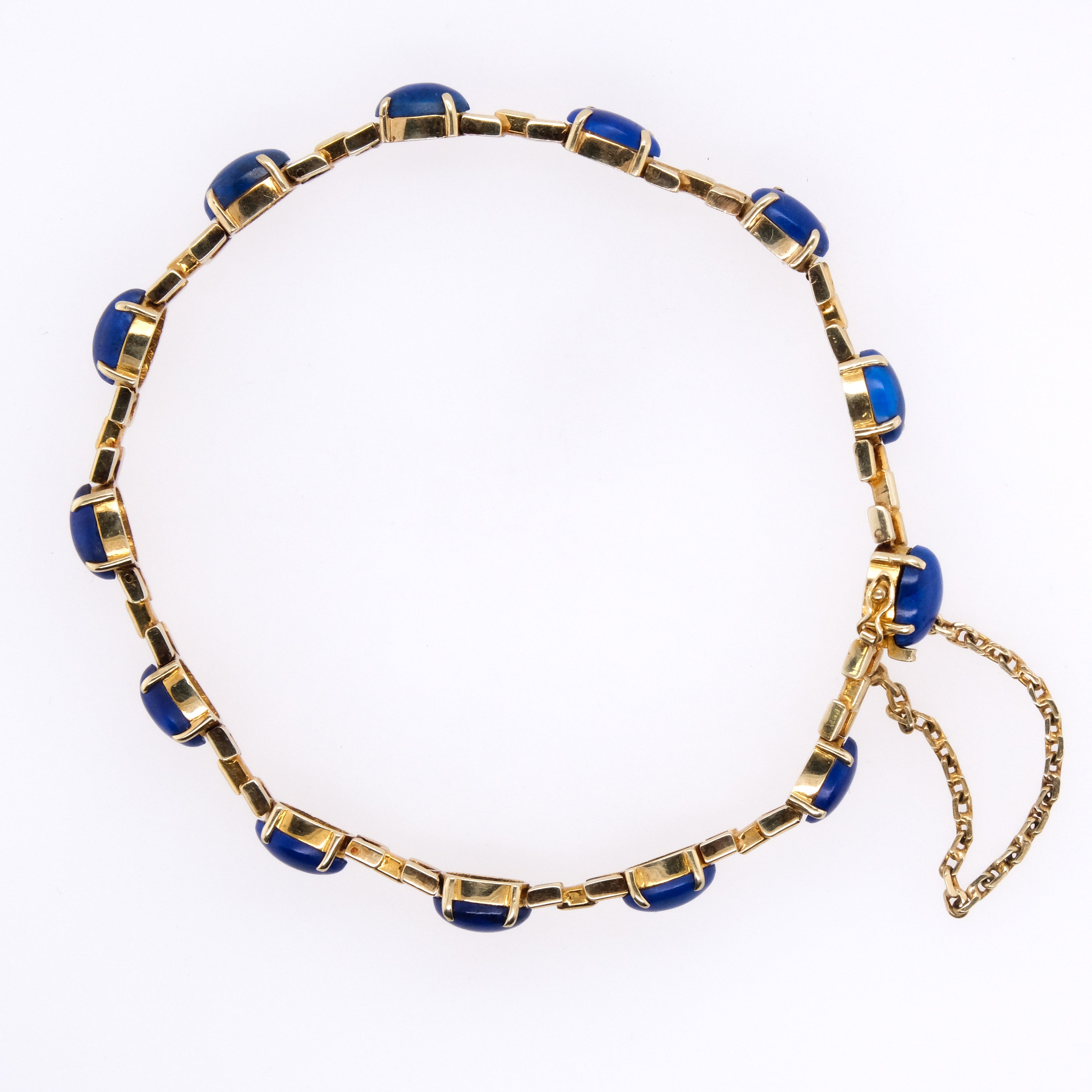 14k Lapis Lazuli Bracelet