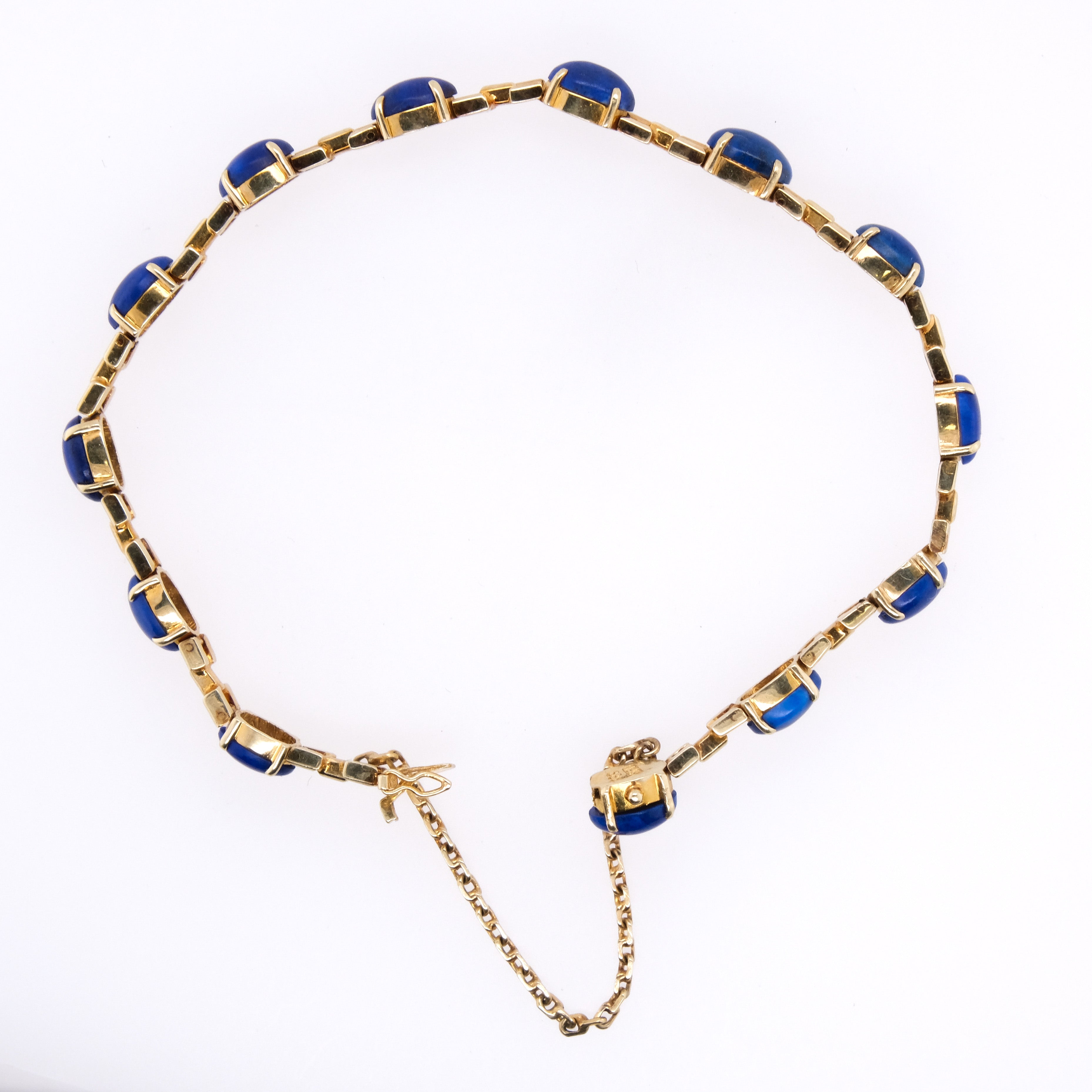 14k Lapis Lazuli Bracelet