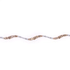 14k Diamond & Brown Diamond Tennis Bracelet