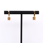 18k Diamond Lever Back Earrings