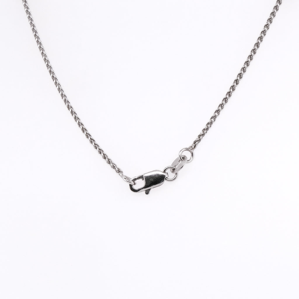 14k 3-Stone Diamond Necklace