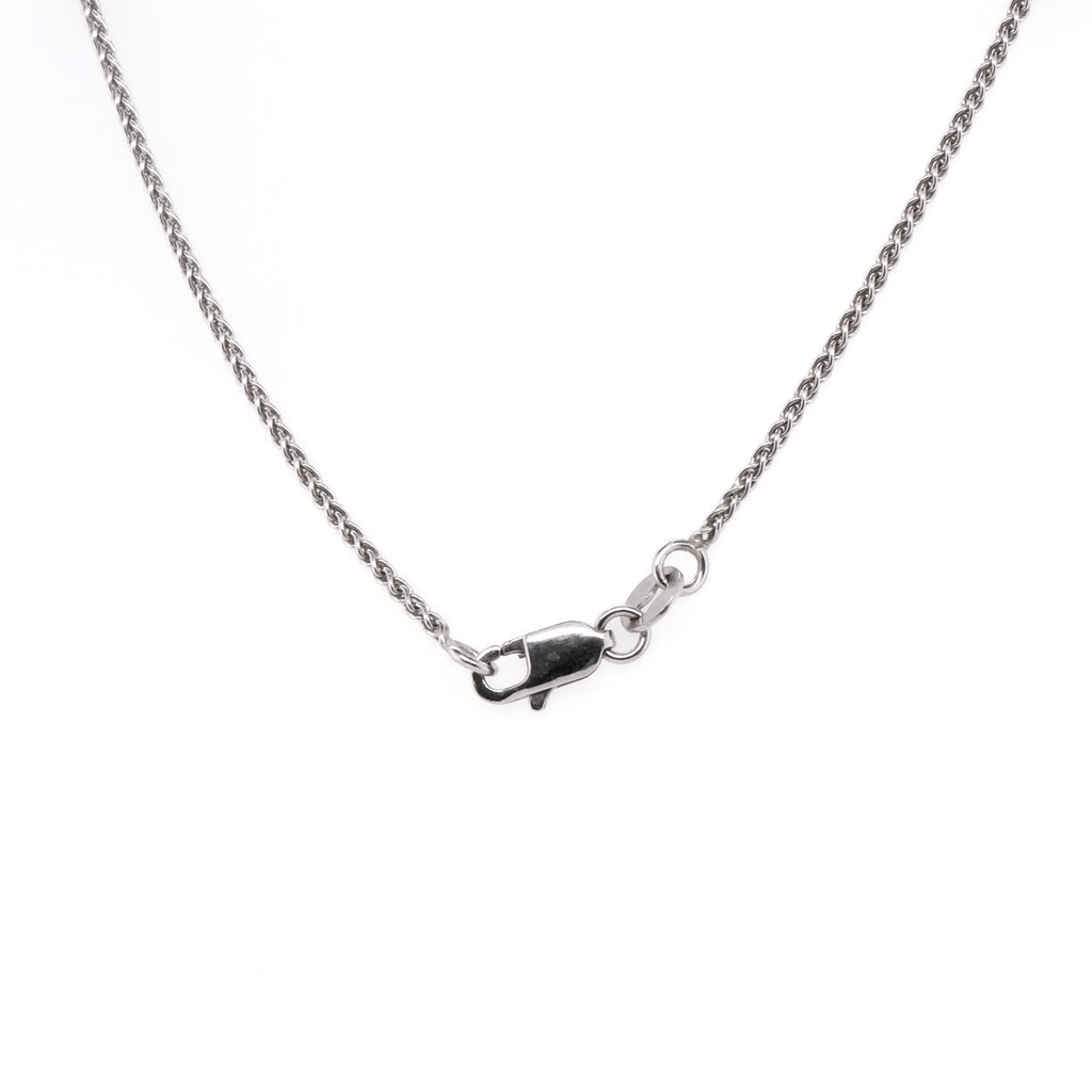 14k 3-Stone Diamond Necklace