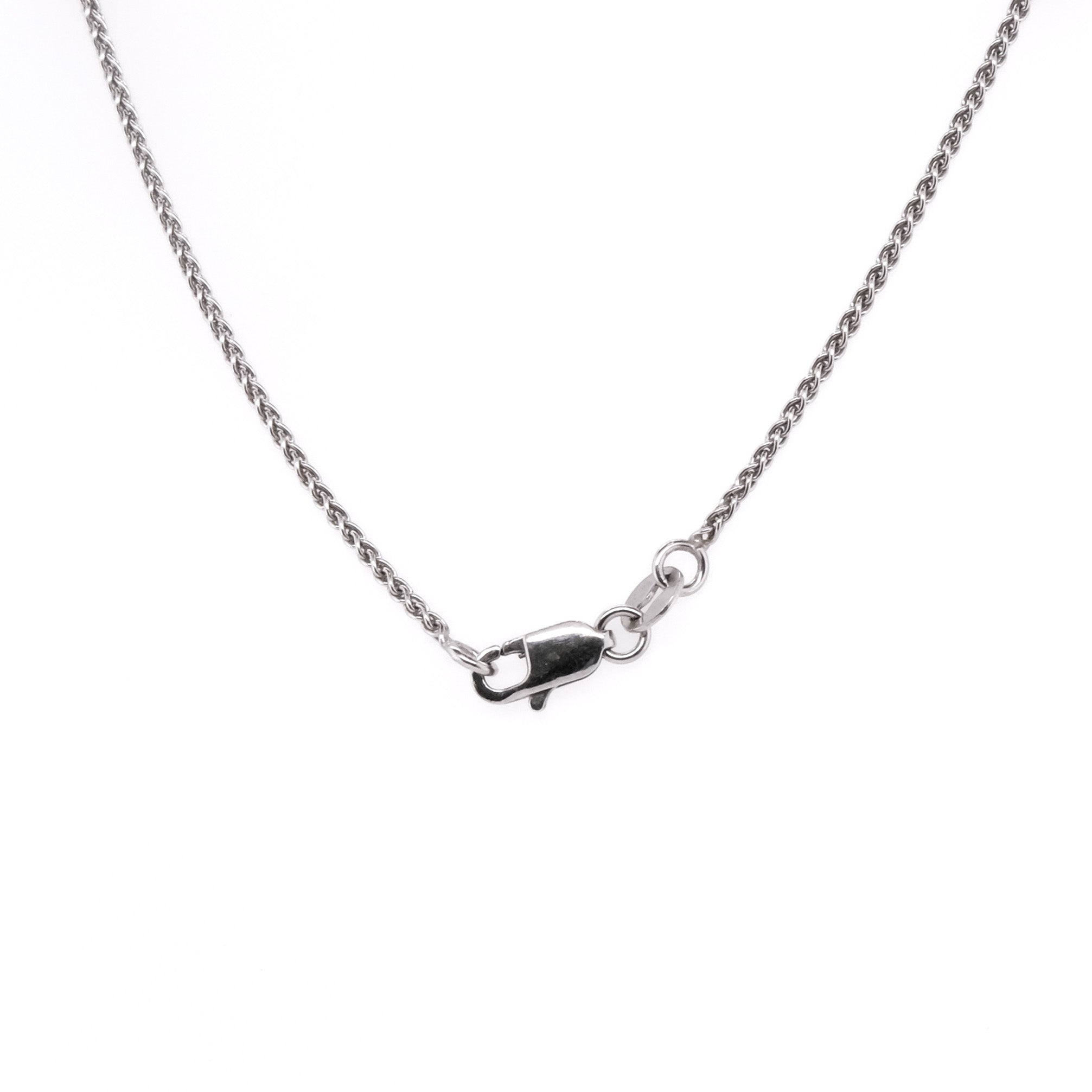 14k 3-Stone Diamond Necklace